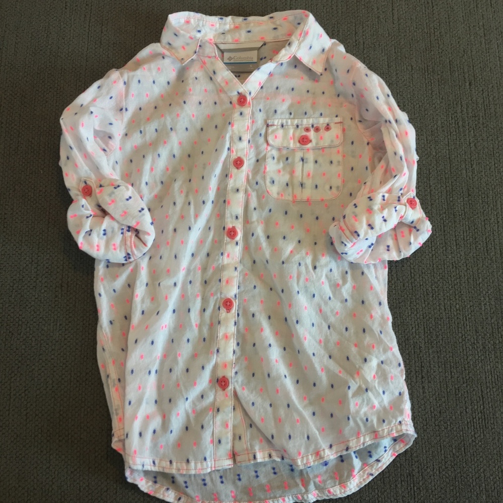 NWOT Girls’ Columbia Long Sleeve Shirt